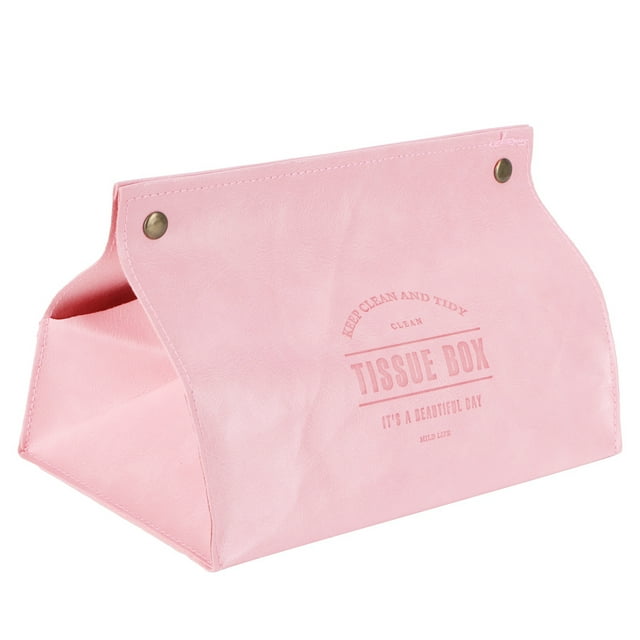 Décoration de Table, PU Cuir Originalité Tissu de Bureau Boîte d'Extraction de Tissu Durabilité Prolongée