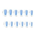 thumbnail image 4 of Fiudx Uñas Postizas Medianas, 24 Puntas Transparentes, 12 Tamaños para Un Ajuste Perfecto, Diseño Fino y Cómodo, Ideal para Fiestas, Aniversarios y Bodas, Regalo Ideal para Mujeres y Niñas., 4 of 5