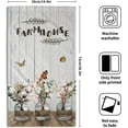 thumbnail image 2 of Farmhouse Floral Hand Towels  Wood Bath Towels Set of 2 Soft Guest Face Towel Fingertip Towel Washcloth for Bathroom Spa Guest Gift, 2 of 16