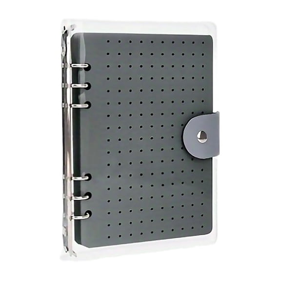8 Pages Enamel Pin Display Book for Enamel Pins, Portable A5 Pins Collection Storage Organizer Book, Clear Collection Display for Pin, Brooches, Badges Storage and Presentation