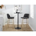 thumbnail image 2 of Toriano 30" Fixed-Height Bar Stool, Bar Chairs, Swivel Bar Stools, Bar Stools Set of 2, 2 of 6