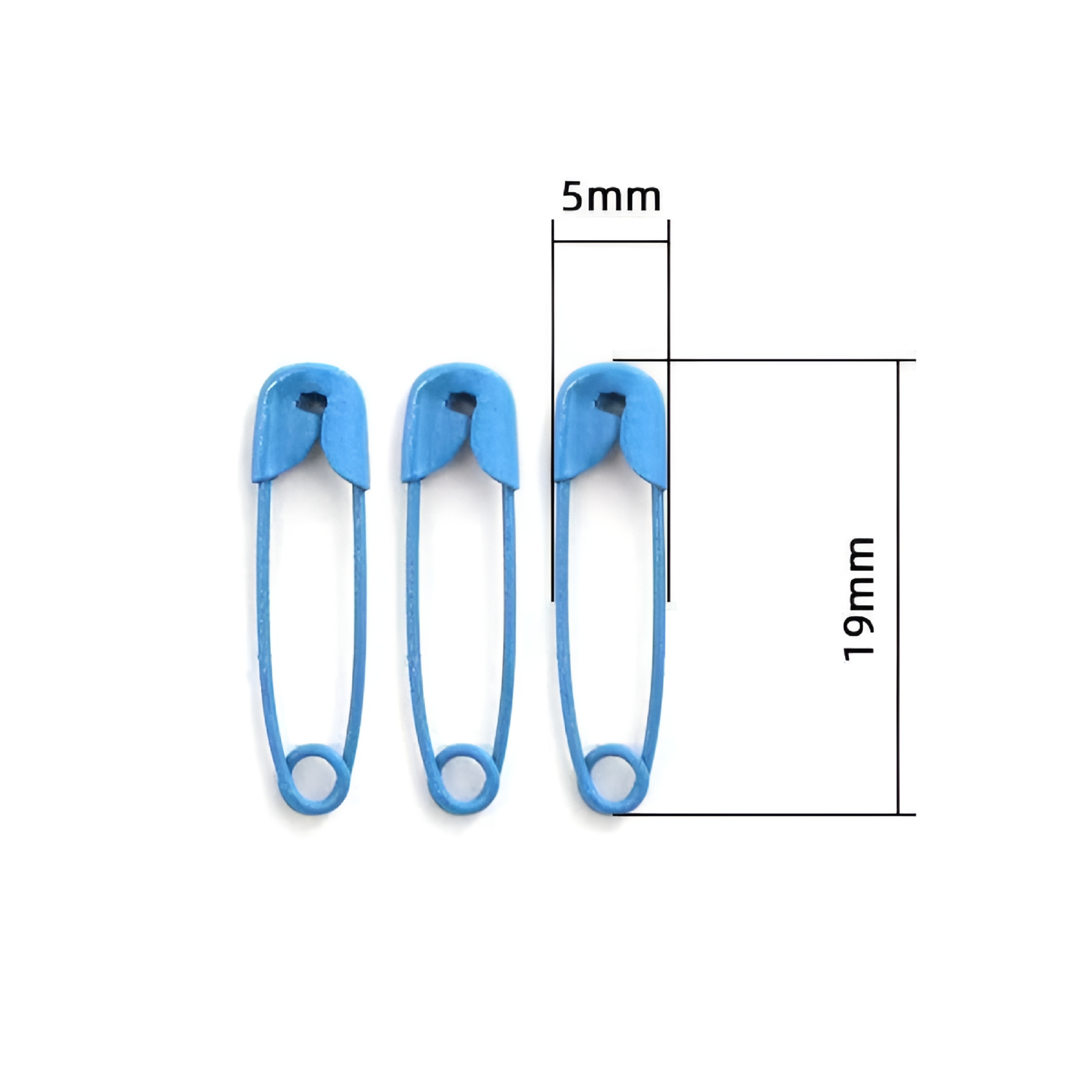 TUWAFE 2026 New 19Mm 600Pcs Premium Safety Pins,Colored Safety Pins Bulk Sewing Pins for Diy Craft Making and Clothing,Knitting Stitch Marker,Colorful Safety Pins for Clothes