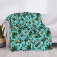 thumbnail image 3 of Disketp Pineapple Sea Turtle Flannel Blankets - Thick and Warm Blanket for Winter, Soft Fuzzy Plush King Blanket for All Seasons40"x30", 3 of 6