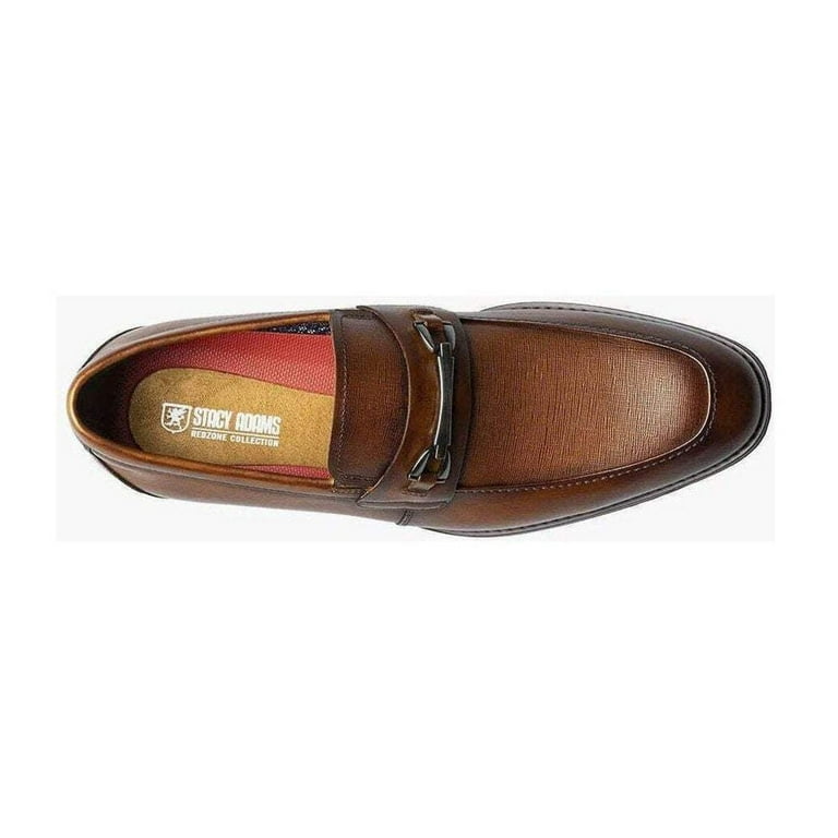 Stacy Adams Kaylor Moc Toe Bit Slip On Leather Dress Shoes