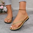 thumbnail image 6 of ibiyuan Cushioned Flip Flops Women Black Thong Sandals Non- Tpr Sole Summer Slippers for Women Lightweight House Shoes for Women, 6 of 9
