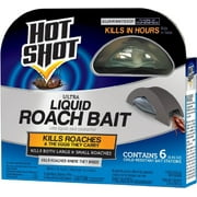 2 Pack - Hot Shot 95789 Mini Ultra Liquid Roach Bait, 6 Count Each