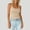 Beige, variant on Women Spaghetti Strap Scoop Neck Ribbed Tank Tops Slim Fitted Cotton Camisole Basic Sleeveless Layering Shirts Featuring Slim Fit Sleeveless Camisole Beige L