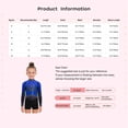 thumbnail image 5 of TTAO Gymnastics Leotards Outfits for Girls Long Sleeve Shiny Rhinestones Leotards with Shorts Scrunchie Drawstring Bag Purple 6, 5 of 5