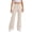 Z134 Beige, variant on Landzoo Little Girls Bottom School Uniform Pants Flared Leg High Waisted Fall Casual Kid Girls Trousers