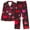 Black#01, variant on Purcolt Womens Plaid Cotton Pajamas Set Long Sleeve Button Down Sleepwear 2 Piece Soft Pjs Sets Lounge Sets with Pocket