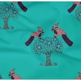 thumbnail image 4 of oneOone Organic Cotton Poplin Twill Fabric Bird & Tree Block Print Fabric By Yard 42 Inch Wide, 4 of 4