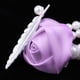thumbnail image 5 of Pulsera de boda con ramillete de flores y cadena de perlas, regalo para mujer y novia. Lila, 5 of 9