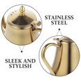 thumbnail image 2 of Stainless Steel Tea Pot With Removable Tea Infuser Restaurant Teapot Household Tea Kettle, 2 of 9