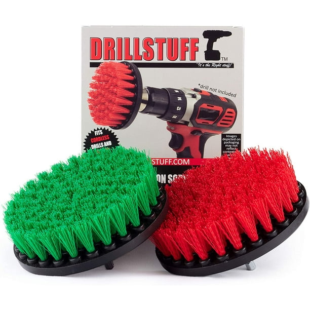 Cleaning Supplies Drill Brush 5inch Medium and Stiff Bristle Brush