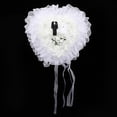 thumbnail image 1 of Heart Shape  Holder Transparent Box, Wedding Celebration Party Jewelry Holder White Heart Shape  Holder, 1 of 8