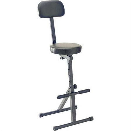 STAGG MT-300 BK Professional, multi-purpose musician's high-throne with backrest