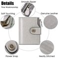 thumbnail image 5 of Egoelife Women's Small Wallet RFID Blocking Genuine Leather Compact Bifold Wallet with ID Window Credit Card Holder Purse Zipper Coin Pocket Clutch, 5 of 7