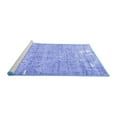 thumbnail image 2 of Ahgly Company Machine Washable Indoor Rectangle Persian Blue Traditional Area Rugs, 6' x 9', 2 of 4