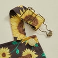 thumbnail image 5 of Bagilaanoe Toddler Baby Girl Clothes Sunflower Overalls Shorts Pocket Suspender Romper Jumpsuit Little Girls Summer Clothing Outfits 6M-6T, 5 of 7