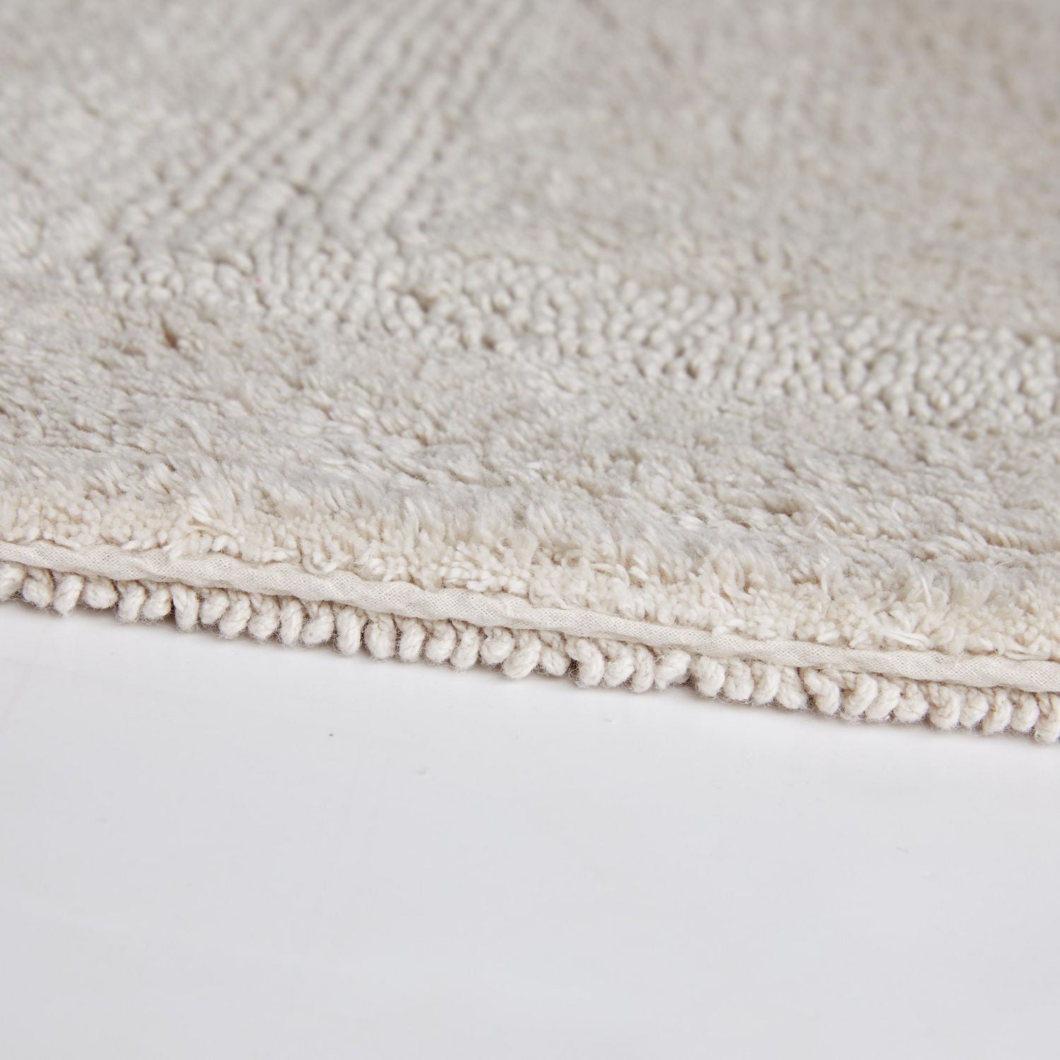 Tapis de bain en coton réversible doux et absorbant Fabstyles Basix