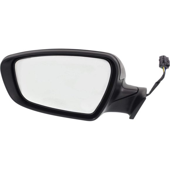 Kool Vue Driver Side Power Heated Mirror for Kia Forte 2014-2016 Manual Fold With Signal Light; Without Puddle Lamp Paintable Sedan