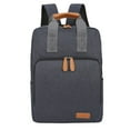 thumbnail image 3 of LHWEN Solid Color Student Backpack Three Piece Set Computer Business Bag Shoulder Casual Matching Bag Elegant Workmanship Travel Party Daily Use Great Gift Adjustable Comfortable Humanized Design, 3 of 3