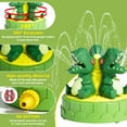 thumbnail image 2 of Water Sprinkler for Kids,Outdoor Water Toys,  360°Rotating Water Spray for Backyard Lawn Garden Game Activities Pet,Dinosaur Toys Fun for Boys&Girls Ages 4-8,Green, 2 of 10