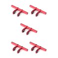 thumbnail image 1 of Wosthever Estante de montaje del soporte de extensión del extensor del manillar de la bicicleta Doppelklemme Rot 5Conjunto, 1 of 6