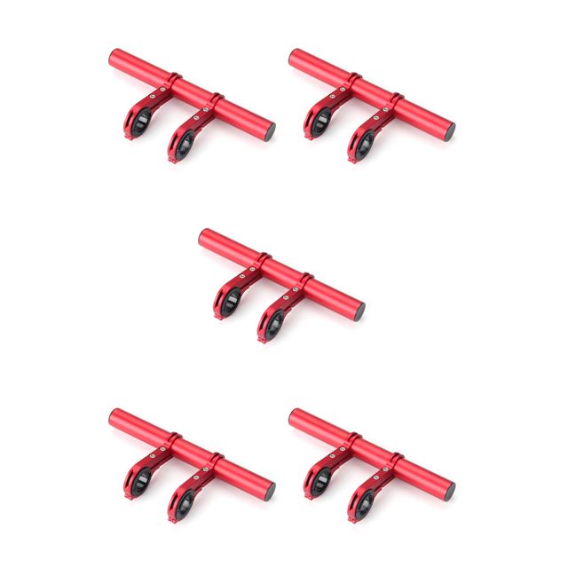 Wosthever Estante de montaje del soporte de extensión del extensor del manillar de la bicicleta Doppelklemme Rot 5Conjunto