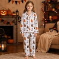 thumbnail image 2 of ZHOGXU Cozy Kids Halloween Sleepwear Long Sleeve Top And Pants Pj Sets For Boys Girls Nightwear Loungewear,9 Years, 2 of 4