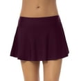 thumbnail image 2 of Shorts pour Femmes, Jupes pour Femmes, 2024 Nouveaux Shorts de Bain Unis Décontractés Mode Tempérament Jupe de Bain, 2 of 3