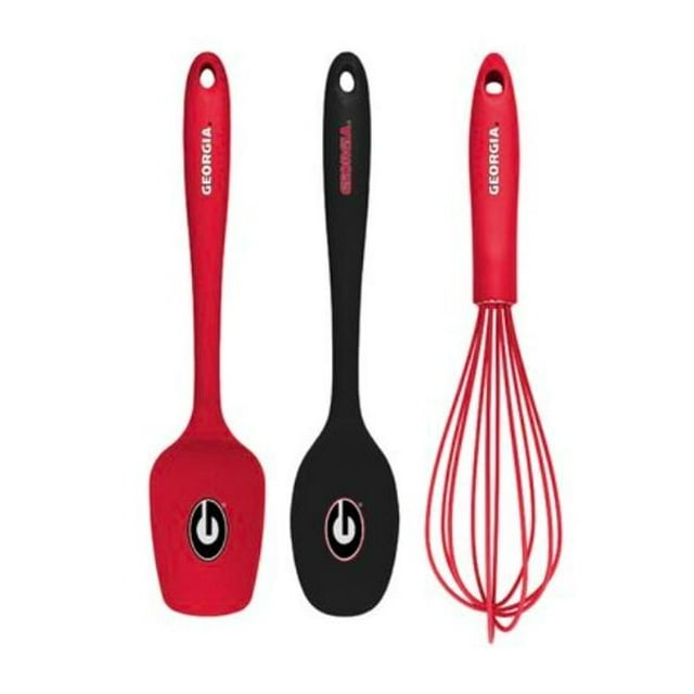 Collection KUSUGA0301 NCAA Georgia Bulldogs Kitchen Utensil Set - 3 Piece