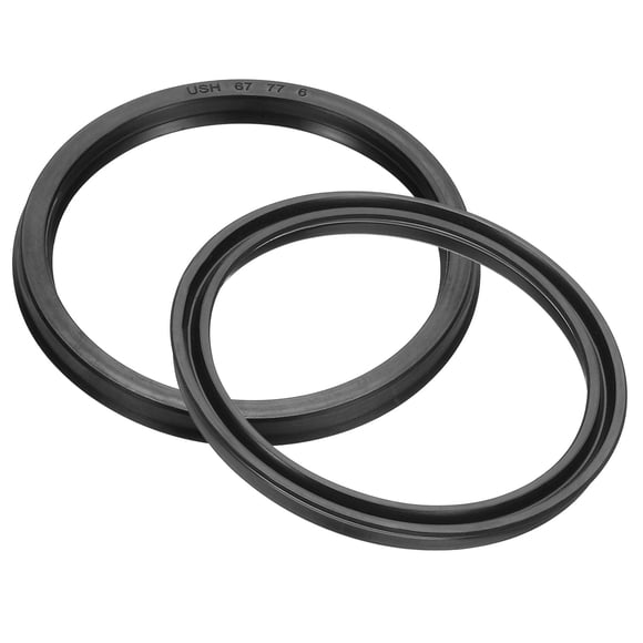Uxcell Oil Seal Lip Seals Nitrile Rubber Cover Radial Shaft Washer Gasket for Cylinder Automotive Car Engine Drain Plug 67 x 77 x 6mm