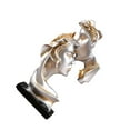 thumbnail image 2 of Decodeary Kiss Abstract Statue Resin Sculpture For Contemporary Home Decor Abstract Art 7128F-01 1Set, 2 of 6