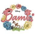 thumbnail image 2 of Boy's Bambi Flower in Floral Circle With Butterfly  Graphic Tee White Large, 2 of 4