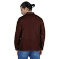 thumbnail image 5 of Atasi Indian Mens Short Kurta Henley Shirt Long Sleeve Mandarin Collar Shirt, 5 of 7