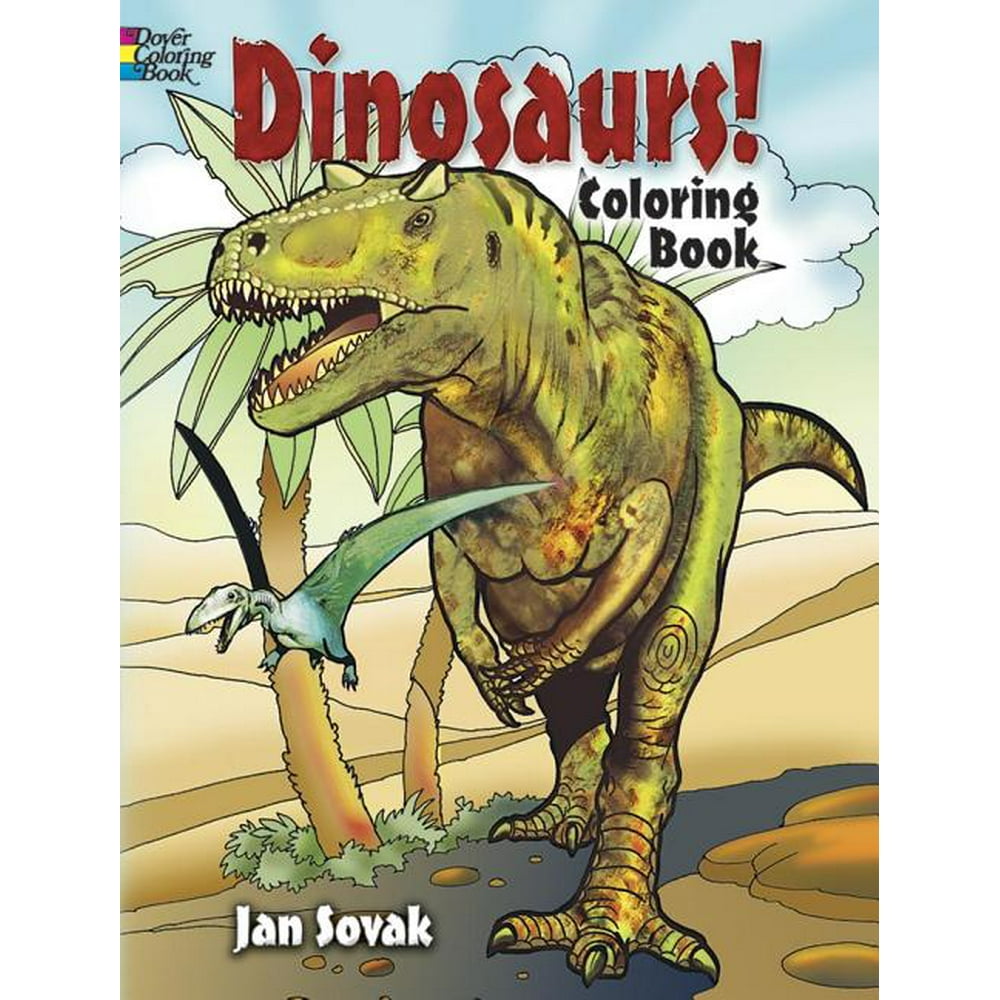 Dover Coloring Books Dinosaurs! Coloring Book (Paperback) Walmart