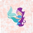 thumbnail image 4 of Inktastic Cute Mermaid, Little Mermaid, Purple Hair, Dolphin Girls Toddler T-Shirt, 4 of 5