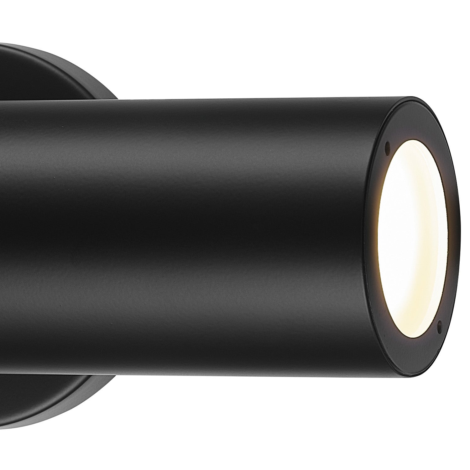 Globe Electric Matteo 20W LED Integrated Matte Black Up/Down Outdoor Wall Sconce with Frosted Glass Diffusers