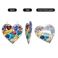 thumbnail image 3 of Acrylic Suncatcher Window Hanging Colorful Hearts Valentine Room Decor Housewarming Gift D, 3 of 7