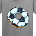 thumbnail image 4 of Inktastic Soccer Donut Youth T-Shirt, 4 of 5