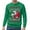 C-Green581, variant on DHFJKG Christmas Sweatshirt For Men Funny Donkey Printed Pullover Long Sleeve Crewneck Xmas Festive Party Top Casual Jumper Tops