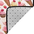 thumbnail image 4 of Area Rugs For Living Room Decor - Ice Cream Cake Print Pink Soft Anti Slip Throw Washable Rugs 5x7 For Bedroom, Indoor Carpet For Bedroom Living Room 80x58In, 4 of 7