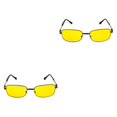 thumbnail image 2 of Minnieouse Night View Glasses Driving Eyeglasses Pocket Beach Sunscreen Eyewear Portable Sunshade Walking for Women Men negro 2piezas, 2 of 6
