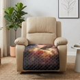 thumbnail image 2 of FOR U DESIGNS American Flag Eagle Flame Print Recliner Chair Covers for Large Recliner, Reclining Sofa Slipcover Waterproof Anti-Slip Furniture Protector, Soft Breathable Armless Reclining Slipcover, 2 of 6
