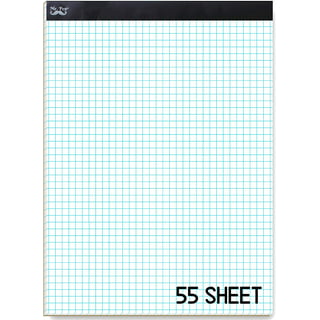 School Smart Graph Grid Paper, 3-Hole Punched, 8-1/2 x 11 Inches, Pack of  500