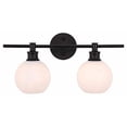 thumbnail image 4 of Aplique de Pared Collier de 2 Luces Negro Esmerilado, 4 of 5