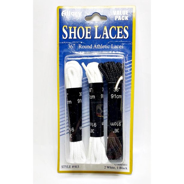 Lot of 12 Allary Athletic Laces, 36 Inch Round Athletic Shoe Laces