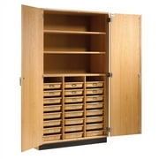 Diversified Woodcrafts Tote Classroom Cabinet with Bins
