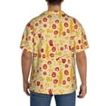 thumbnail image 7 of Goofa Halloween Elements Printed Men's Casual Short-sleeved Shirt,Lightweight Breathable Button-down,Summer Casual men's top,Versatile Fashion shirt-X-Large, 7 of 7